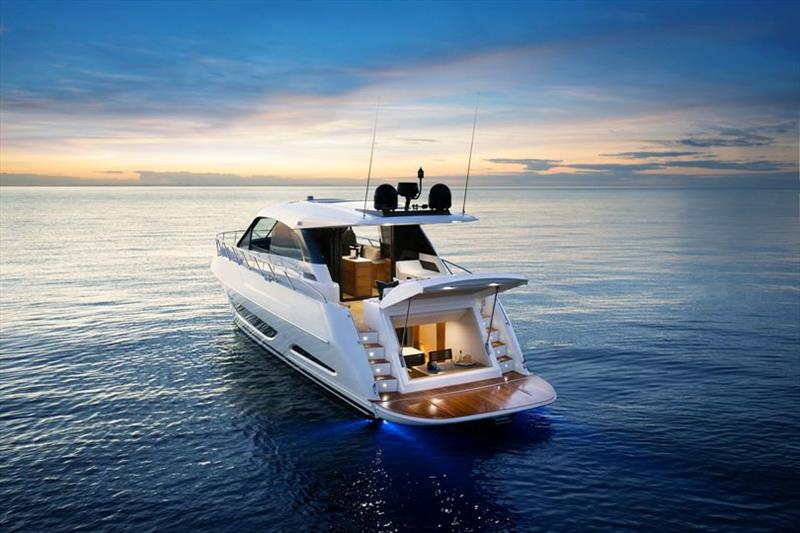 Maritimo X50 Aftcabin photo copyright Darren Gill / Oska Studio taken at  and featuring the Power boat class
