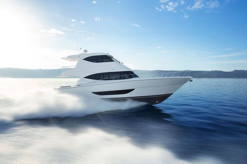 Maritimo M51 running photo copyright Darren Gill / Oska Studio taken at  and featuring the Power boat class