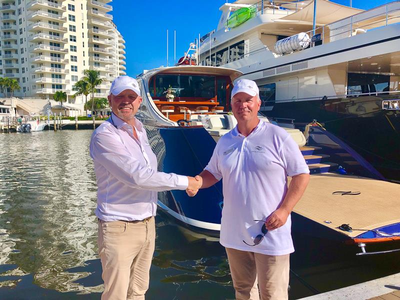 Left to right: Sietse Koopmans and Anthony Baranello photo copyright Sand People taken at  and featuring the Power boat class