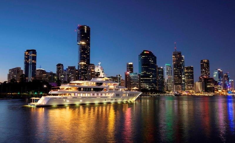 Aurora City Reach Brisbane River photo copyright Rivergate Marina & Shipyard taken at  and featuring the Power boat class