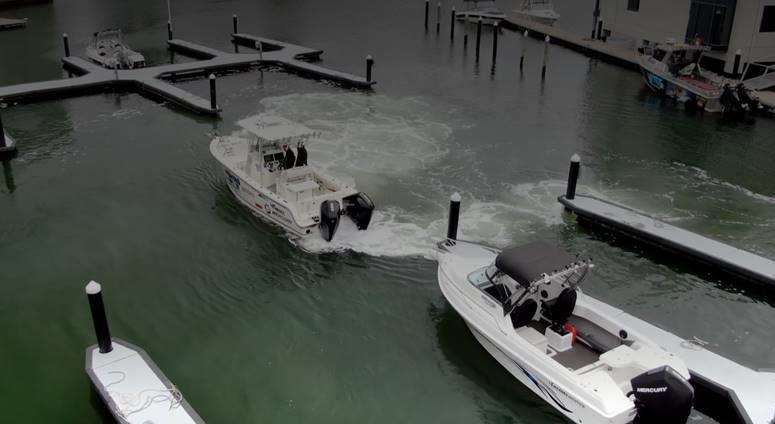 Docking photo copyright Mercury Marine taken at  and featuring the Power boat class