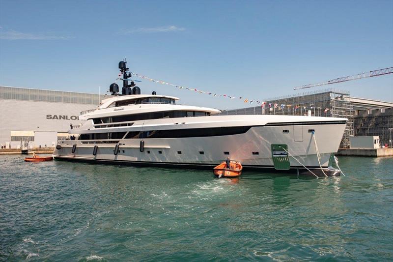 Sanlorenzo Launch of the first 62Steel - photo © Sanlorenzo