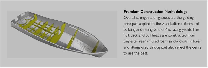 Premium construction methodology ensures maximum strength and uniformity, whilst delivering lowest possible mass photo copyright Cape Motor Yachts taken at  and featuring the Power boat class