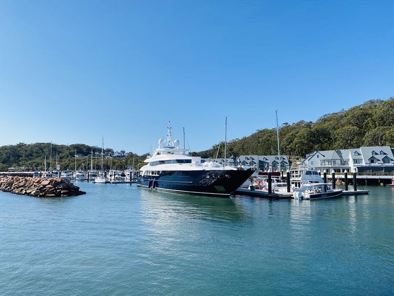 M/Y Mischief berthed at the Anchorage - photo © Maddie Spencer