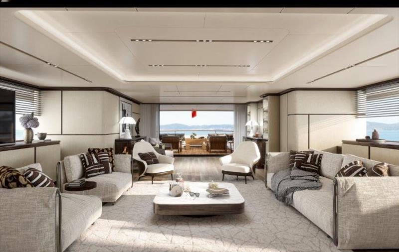 Benetti FB284 - Main Salon - photo © Azimut|Benetti Group