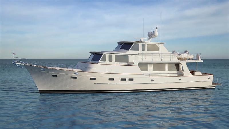 Fleming 85 Enclosed Vray photo copyright Fleming Yachts taken at  and featuring the Power boat class