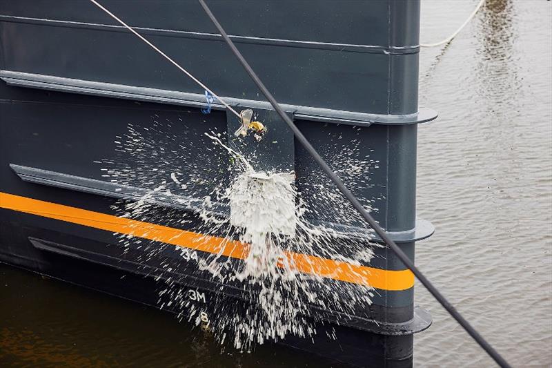 Naming Ceremony Gene Chaser photo copyright Damen Yachting taken at  and featuring the Power boat class