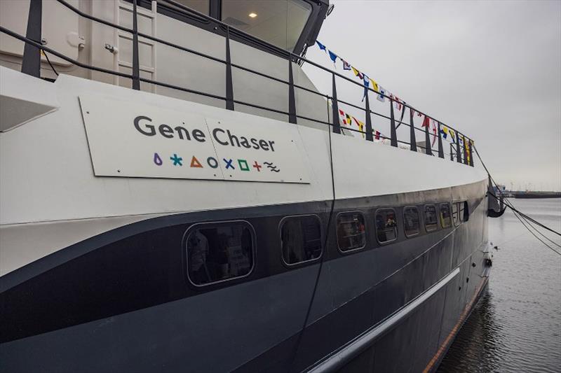 Naming Ceremony Gene Chaser photo copyright Damen Yachting taken at  and featuring the Power boat class