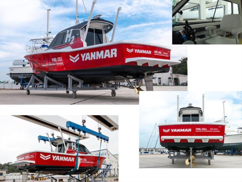 Demonstration test boat with maritime fuel cell system - photo © Yanmar