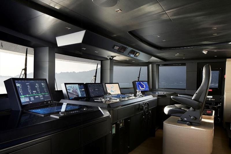 Sanlorenzo 62Steel pilot house - photo © Guillaume Plisson