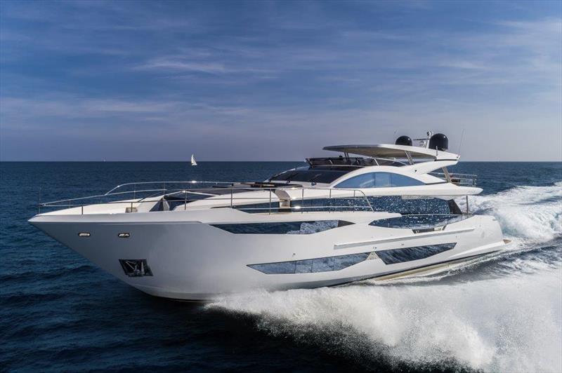 Pearl 95 photo copyright Pearl Yachts taken at  and featuring the Power boat class