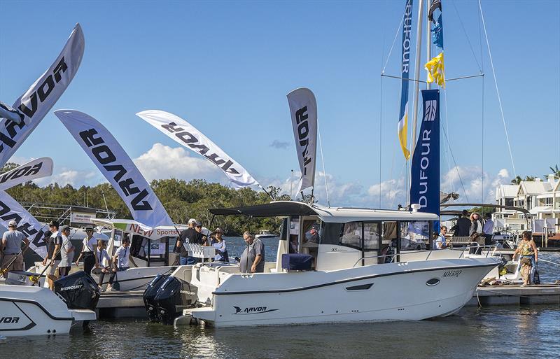 New Arvor 805 left, new 705 background and brilliant 905 to the right. Popular and easy to see why photo copyright John Curnow taken at  and featuring the Power boat class