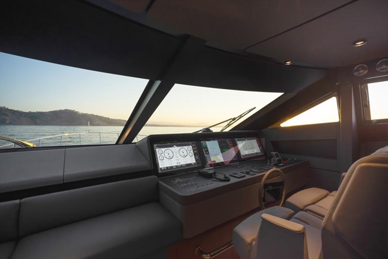 Ferretti Yachts 780 pilot house photo copyright Ferretti Group taken at  and featuring the Power boat class