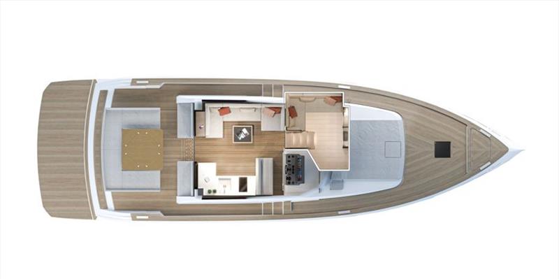 Pardo GT 52 - Main Deck, galley up - photo © eyachts