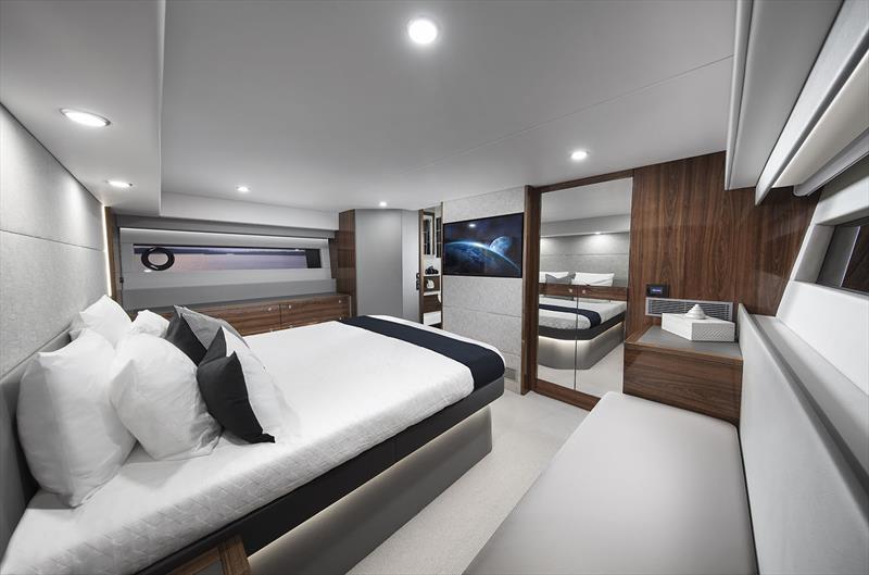 Master Stateroom on board the new Maritimo S60 - photo © Maritimo