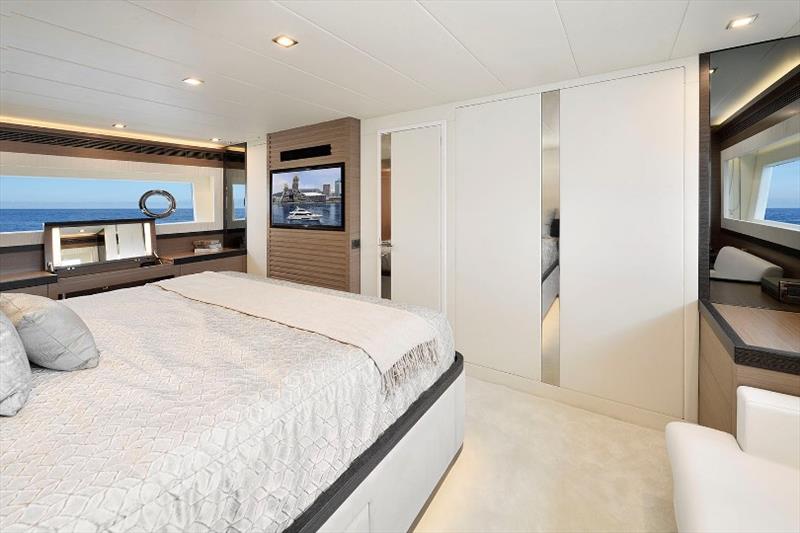 Horizon E81 Hull 2 - Master stateroom photo copyright Horizon Yachts taken at  and featuring the Power boat class