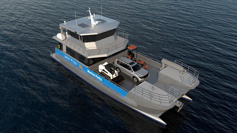 Norman R. Wright & Sons Great Barrier Reef Joint Feild Management Program Landing Barge - photo © Norman R. Wright & Sons