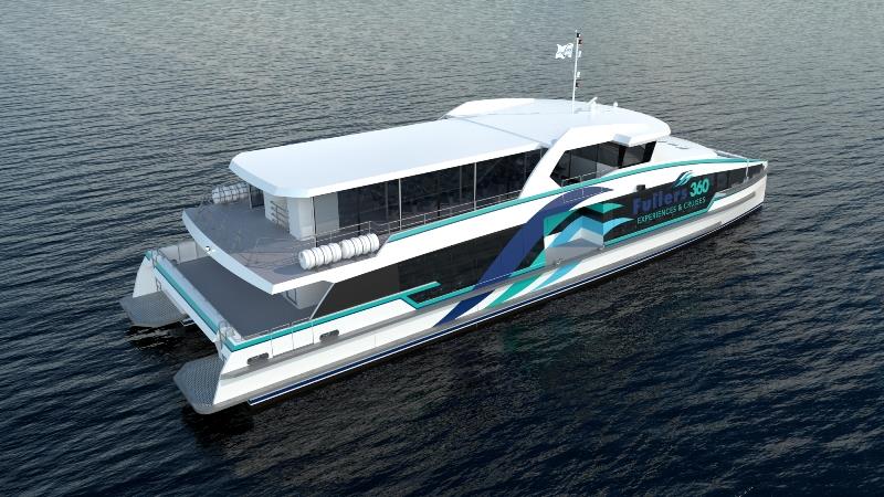 Incat Crowther 32 electric ferry - photo © Incat Crowther