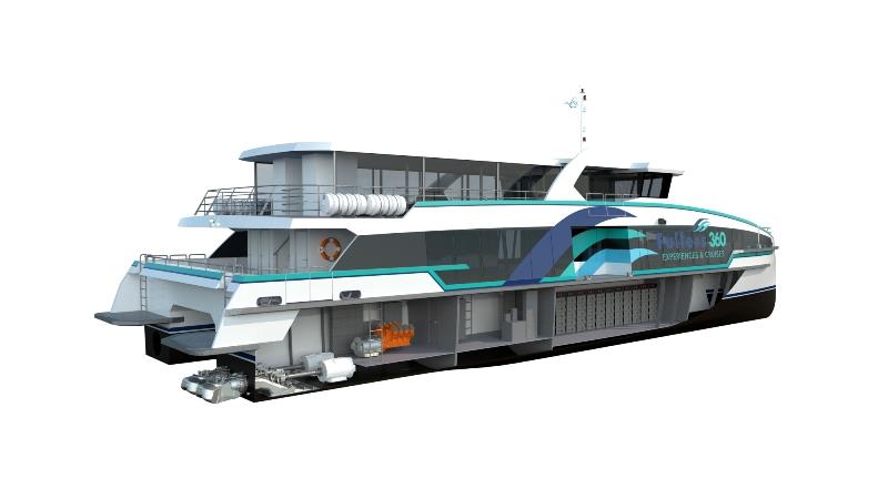 Incat Crowther 32 electric ferry - photo © Incat Crowther