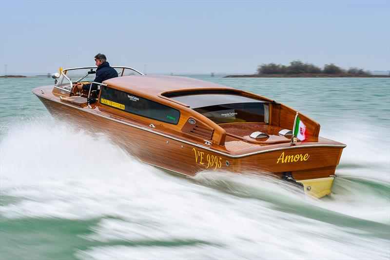 Hybrid taxi for Venice photo copyright Simrad taken at  and featuring the Power boat class