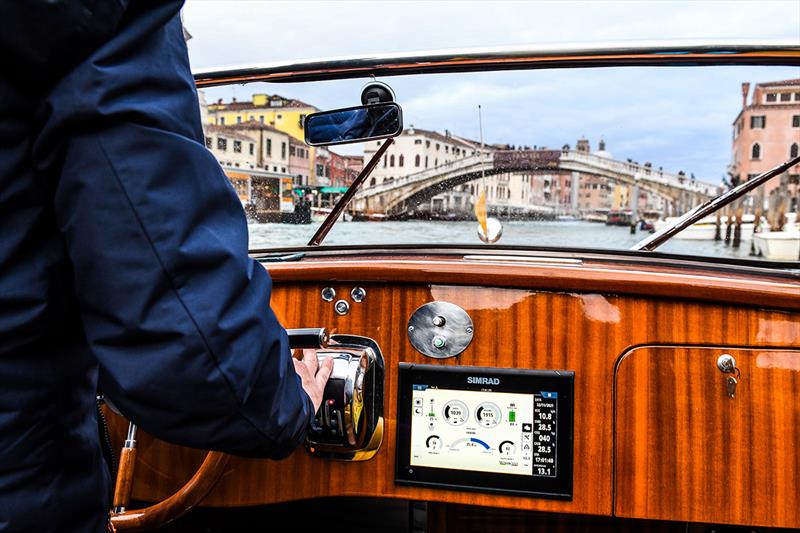 Hybrid taxi for Venice photo copyright Simrad taken at  and featuring the Power boat class