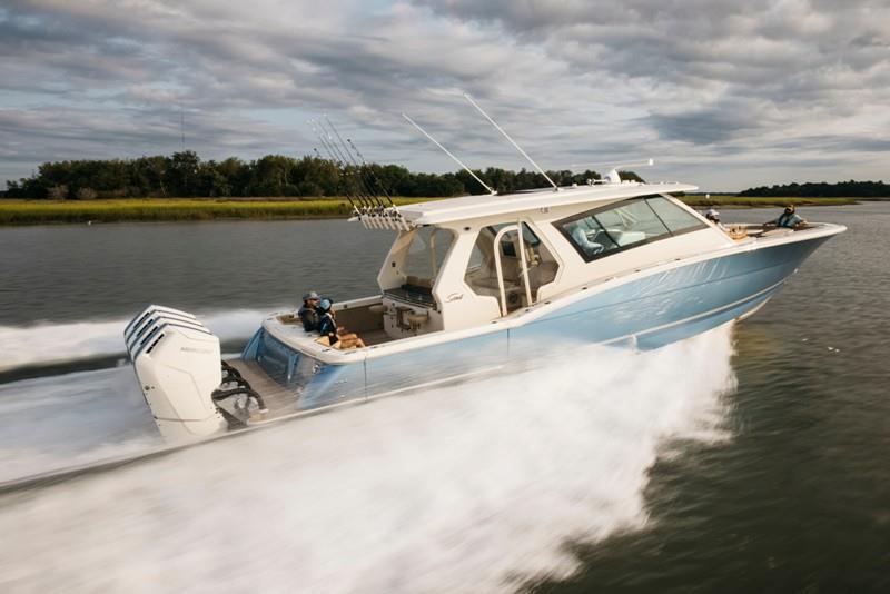 The Vetus-Mercury Marine solution for boats with twin or more Verado outboards 530-Scout Carolina Quad-V12 600hp - photo © Vetus