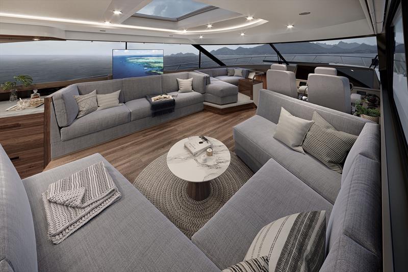 Main Saloon - New Maritimo S75 Sedan Motor Yacht - photo © Maritmo