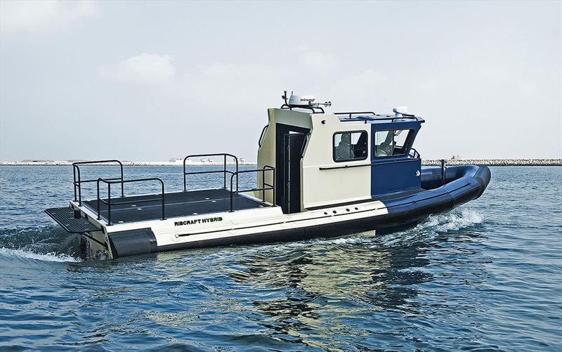 9-meter hybrid electric patrol boat from Ribcraft - photo © Mounette Azim Got Design Me