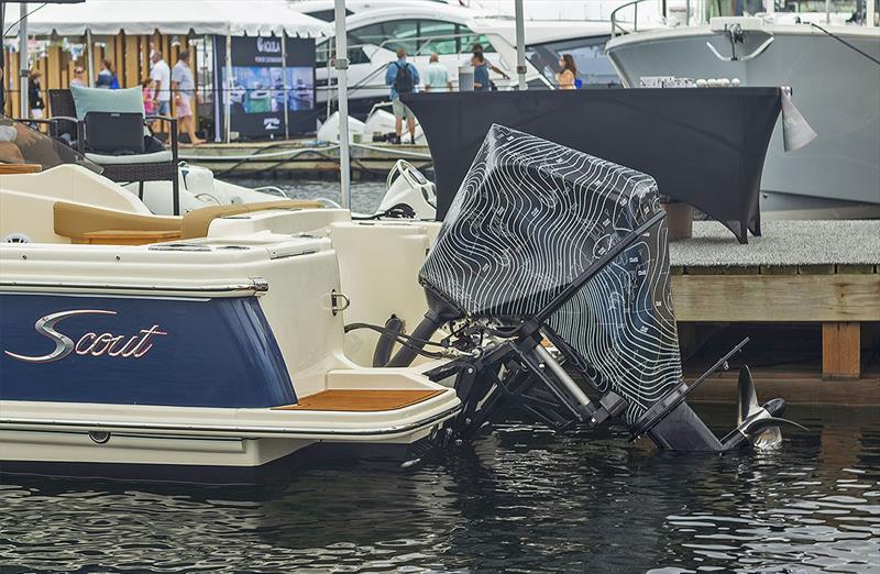 Flux Marine Newport Boat Show 2021 photo copyright Samuel Elliot Gallipeau taken at  and featuring the Power boat class