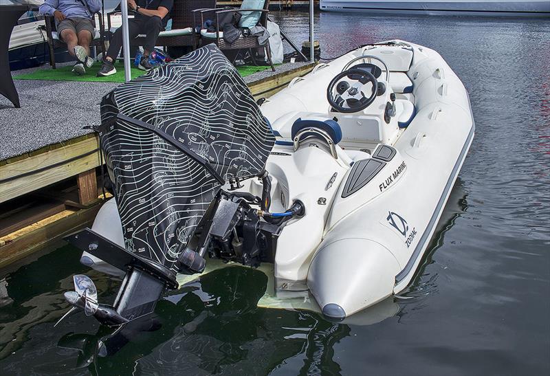 Flux Marine Newport Boat Show 2021 photo copyright Samuel Elliot Gallipeau taken at  and featuring the Power boat class