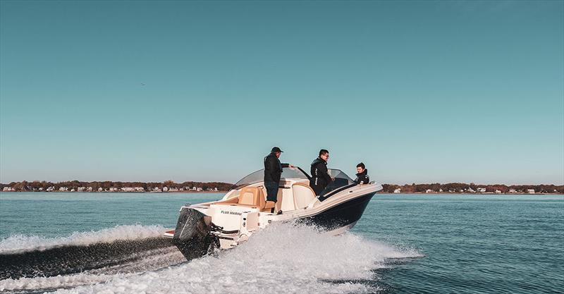 Flux Marine debuts electric outboard motors at Newport International Boat Show - photo © Flux Marine