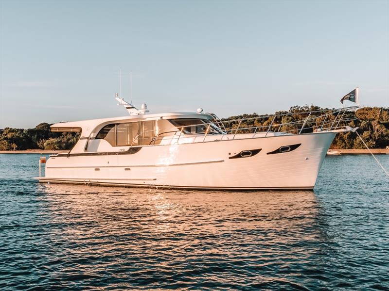 Integrity 460SX photo copyright Whitehaven Motor Yachts taken at  and featuring the Power boat class