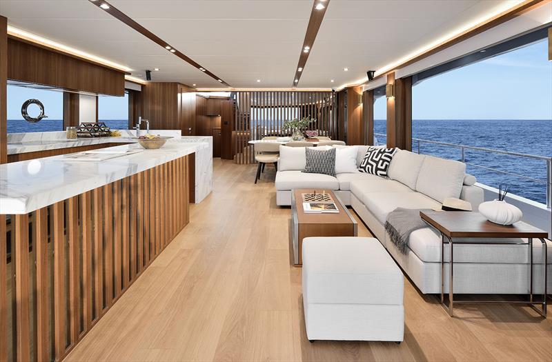 Horizon FD75 - Salon - photo © Horizon Yachts