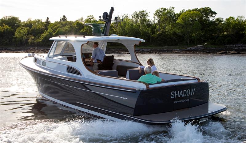 YANMAR - Hood 35 LM hull #1 Shadow. - photo © Lyman-Morse Boatbuilding