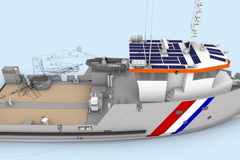 Danfoss' Editron division to power hybrid-electric buoy-laying vessel for French government's marine department - photo © Danfoss