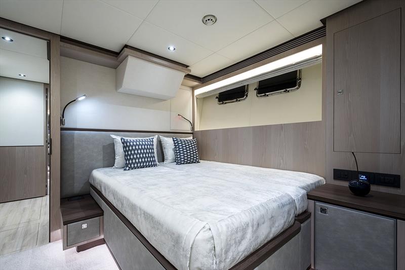 Horizon FD80 Hull 7 Starboard VIP Stateroom photo copyright Horizon Yachts taken at  and featuring the Power boat class