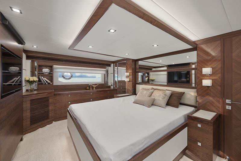 Horizon E75 Hull 75 Master Stateroom photo copyright Horizon Yachts taken at  and featuring the Power boat class