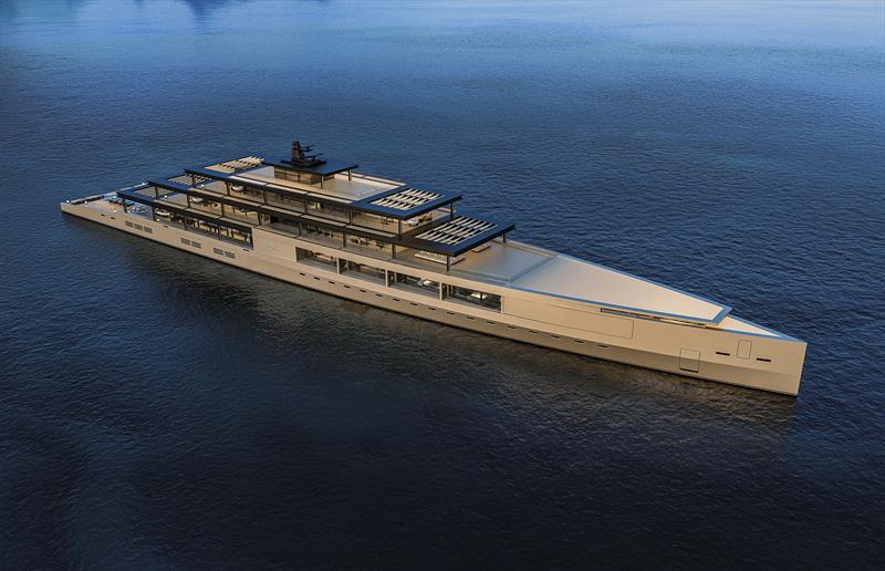 Poetry, a 130-meter new superyacht concept photo copyright Sinot Yacht Architecture & Design taken at  and featuring the Power boat class
