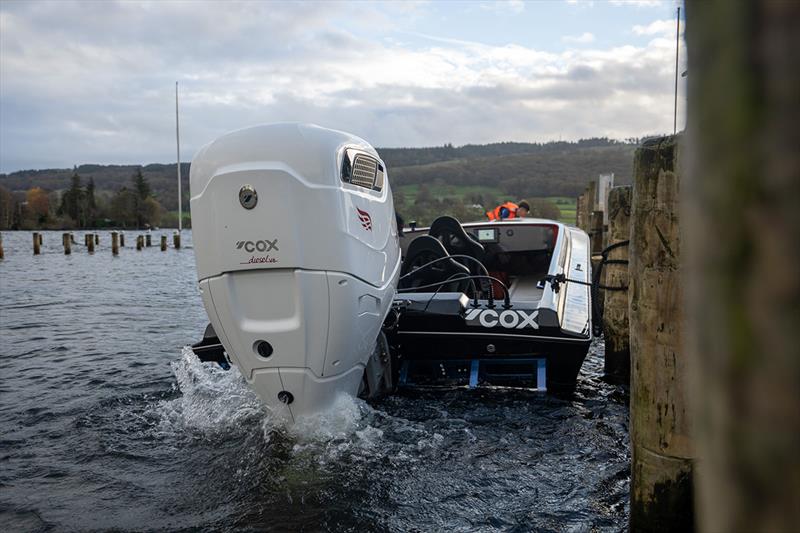 Cox Marine's CXO300 clinch's a coveted World Record title at Coniston Speed Week photo copyright Cox Powertrain taken at  and featuring the Power boat class