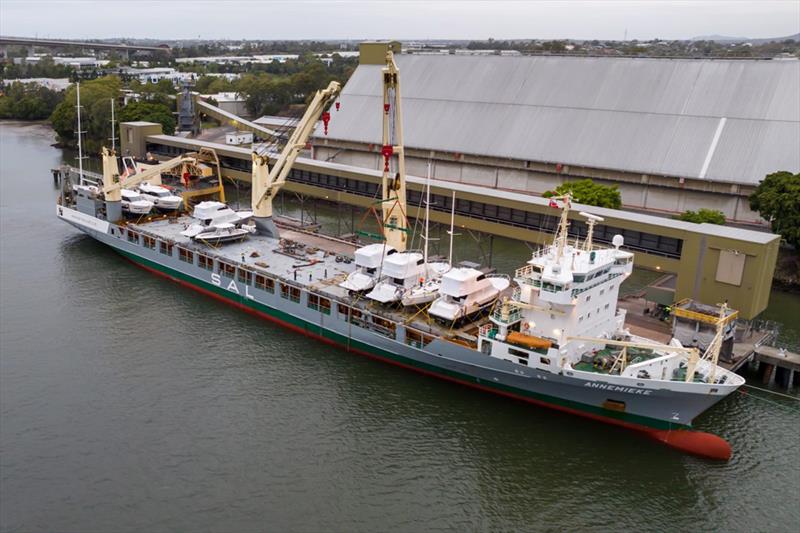 Maritimo's U.S. bound photo copyright Maritimo taken at  and featuring the Power boat class