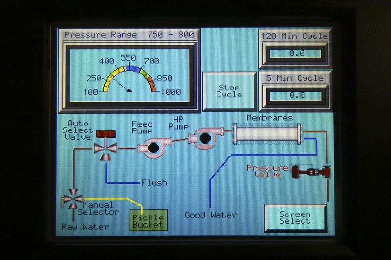 Graphic with pressure gauge photo copyright GCA Automated Watermakers taken at  and featuring the Power boat class