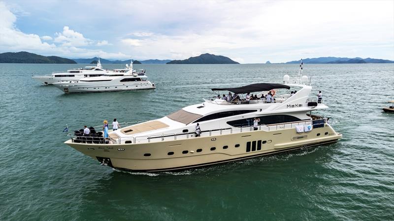Luxury yachts enjoying cruising the Andaman Sea photo copyright Thailand International Boat Show taken at  and featuring the Power boat class