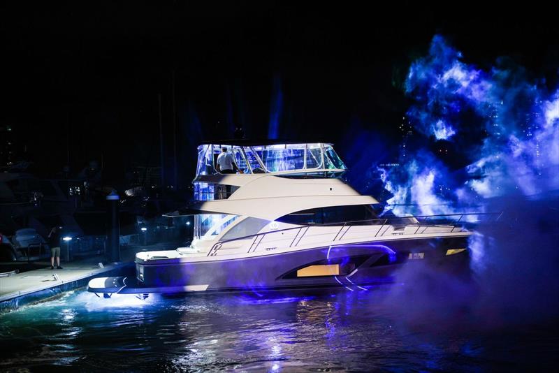 The awards were held on the same evening as the world premiere of the 46 Sports Motor Yacht photo copyright Riviera Australia taken at  and featuring the Power boat class
