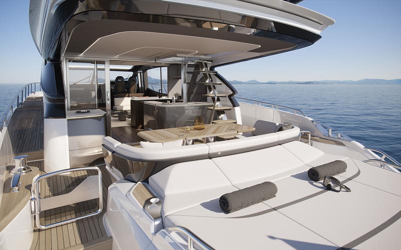 Princess S72 cockpit - photo © Princess Yachts