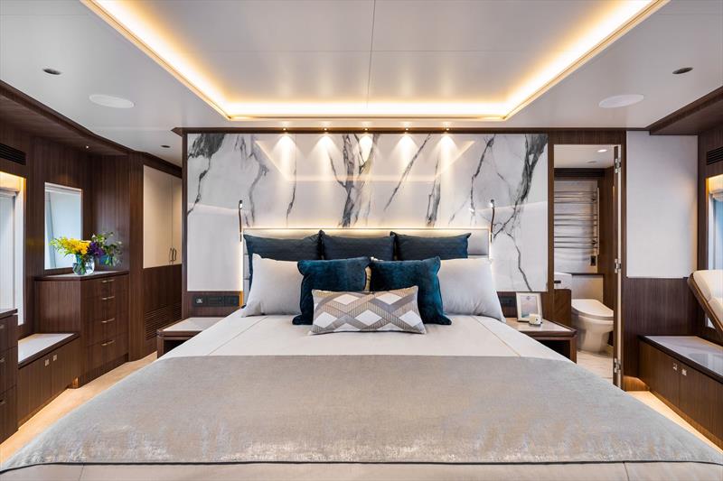 FD100 Hull 7 - Master Stateroom photo copyright Horizon Yachts taken at  and featuring the Power boat class