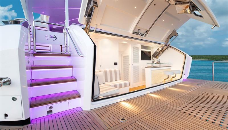 FD100 Hull 7 - Beach Club photo copyright Horizon Yachts taken at  and featuring the Power boat class