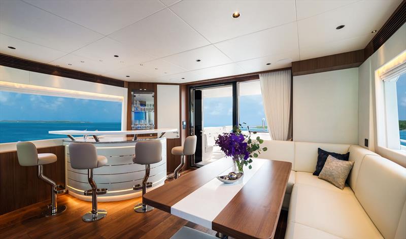 FD100 Hull 7 - Enclosed Skylounge photo copyright Horizon Yachts taken at  and featuring the Power boat class