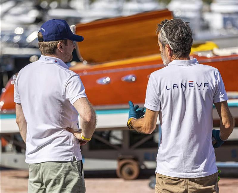 Bellini joins forces with Lanéva to electrify vintage Riva boats - photo © Lanéva