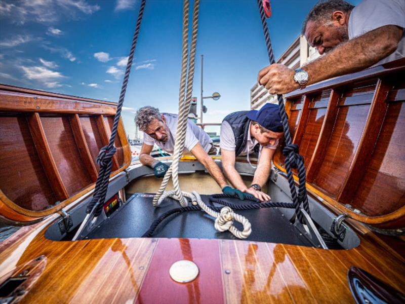 Bellini joins forces with Lanéva to electrify vintage Riva boats - photo © Lanéva