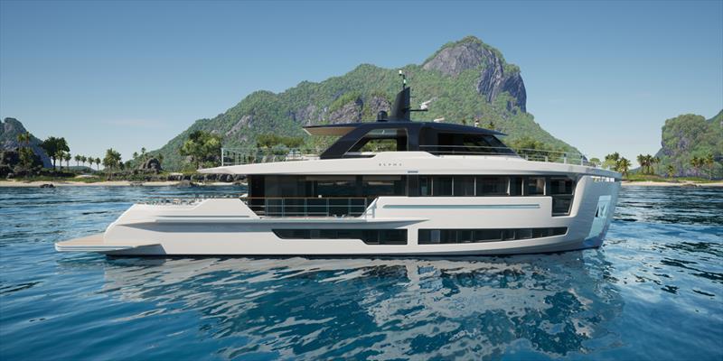 98' Alpha Squalo Trenta - photo © Denison Yachting